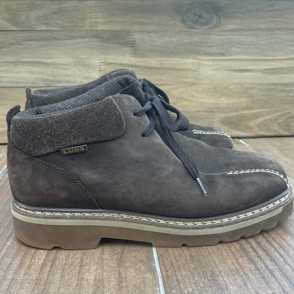 LUGZ Womens Brown leather ankle boots size 9